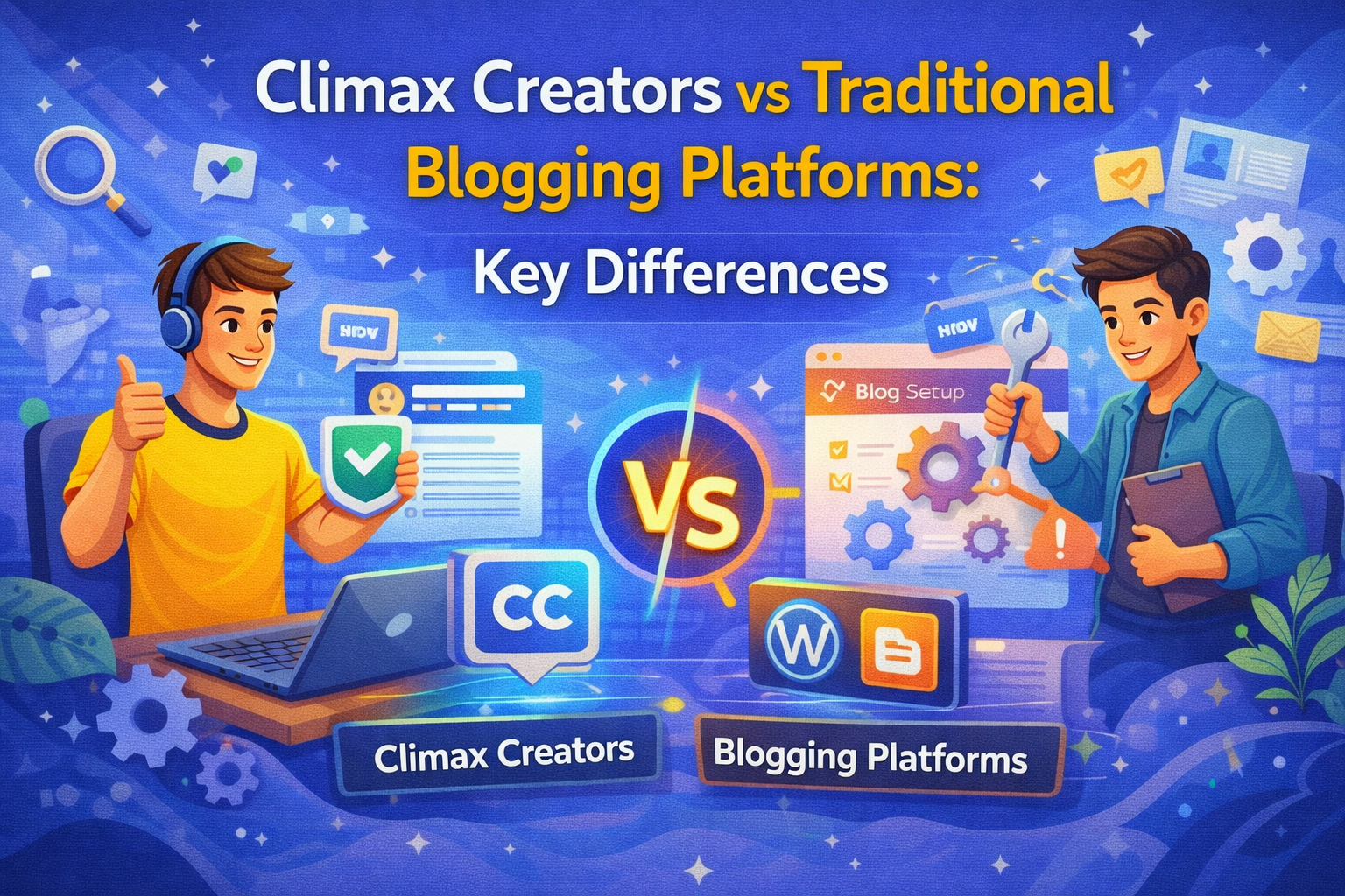 Climax Creators vs Traditional Blogging Platforms: Key Differences