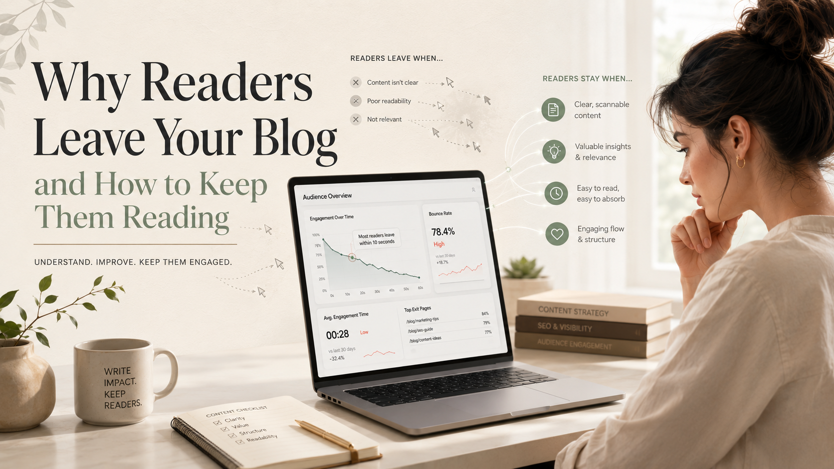 why readers leave your blog